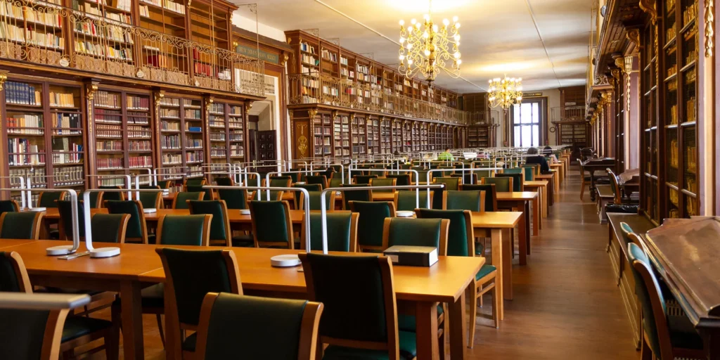 Library with Tables