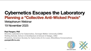 Paul Pangaro webinar Metaphorum 2025-11